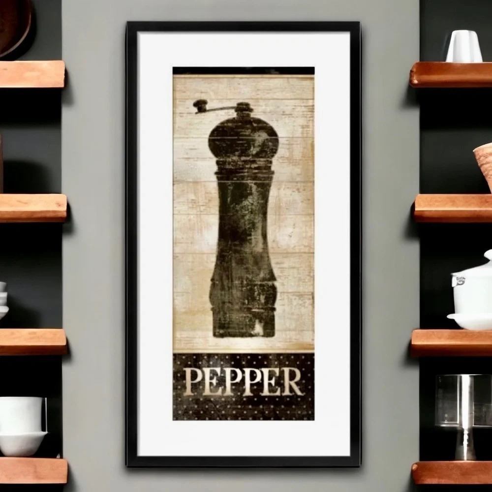 Framed Pepper Print by Daphne Brissonnet